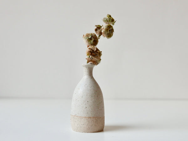 Bud Vase | - Flecked Stoneware Ceramics