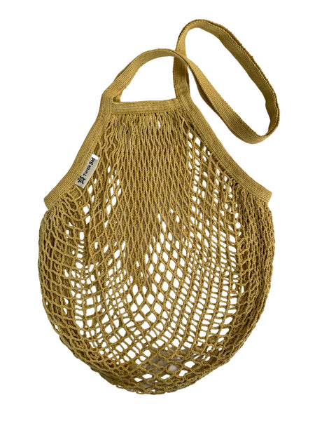 String Bag - Botanics Vegetable Dye Range Organic Cotton - Long Handle (more colours available)