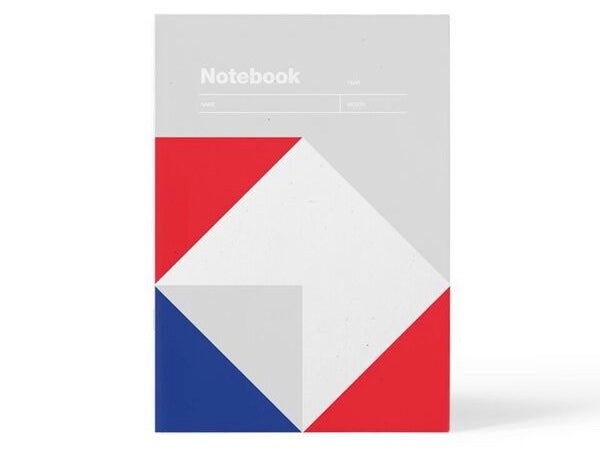 Notebook A5 Lined Paper - Grey
