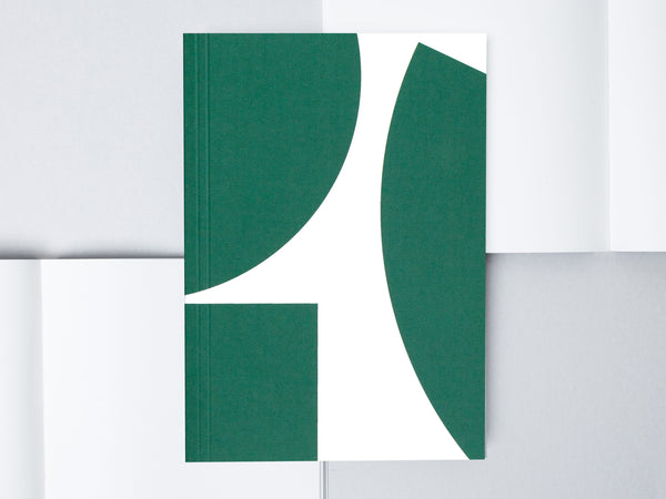 A5 Layflat Weekly Planner - Blocks print in Green | Limited Edition