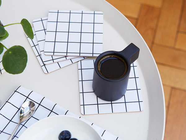 Grid Coaster - also available as a pack of 4
