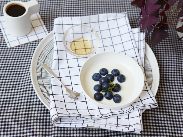Grid Tea Towel