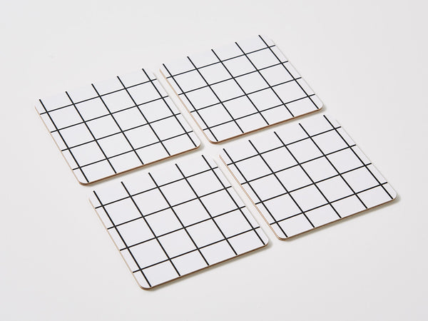Grid Coaster - also available as a pack of 4