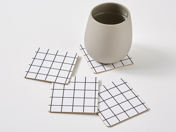 Grid Coaster - also available as a pack of 4