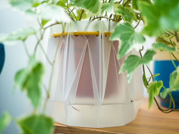 Self-watering Origami Planter - Yellow