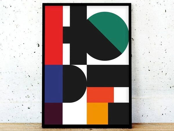Geometric Poster - Hope