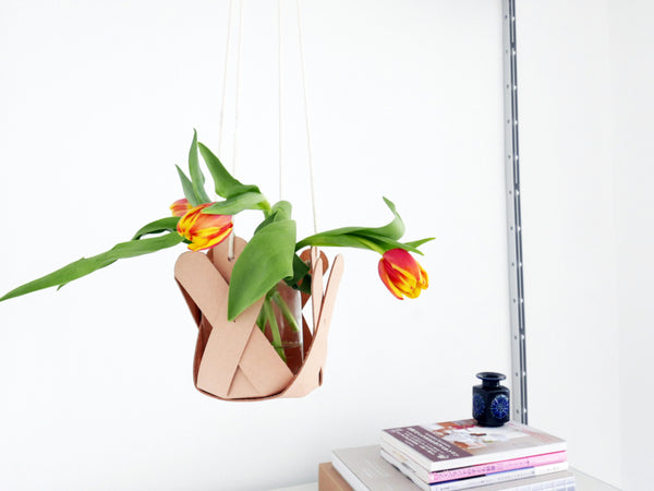 Hanging Petal Planter - Natural