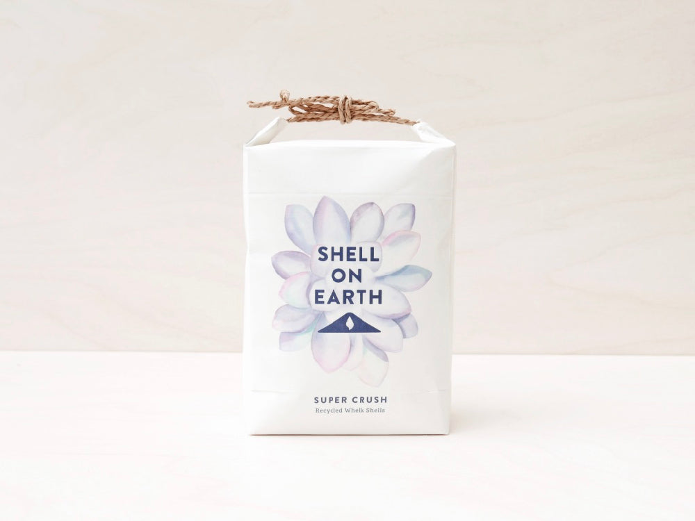 Crushed whelk shells - Super Crush Mini hand-tied bag (approx 1.5kg)