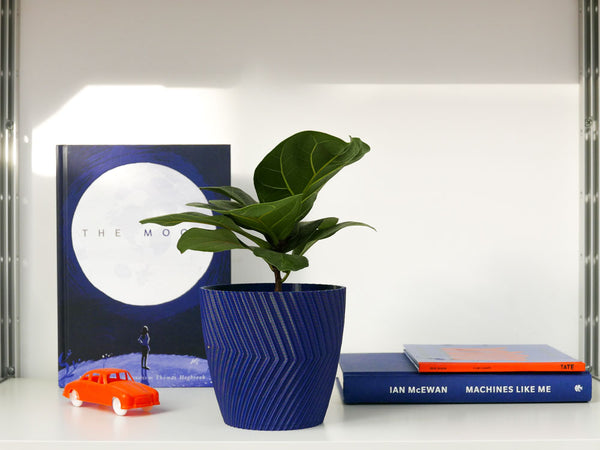 Planter Twist - Cobalt Blue