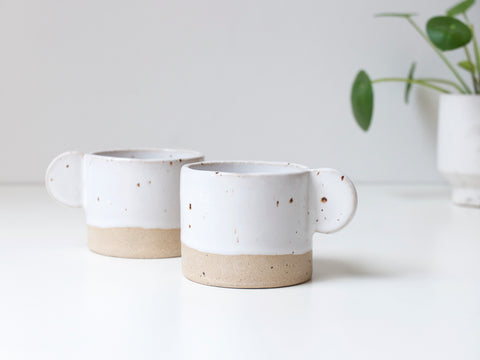 Espresso Coffee cup - Cool White