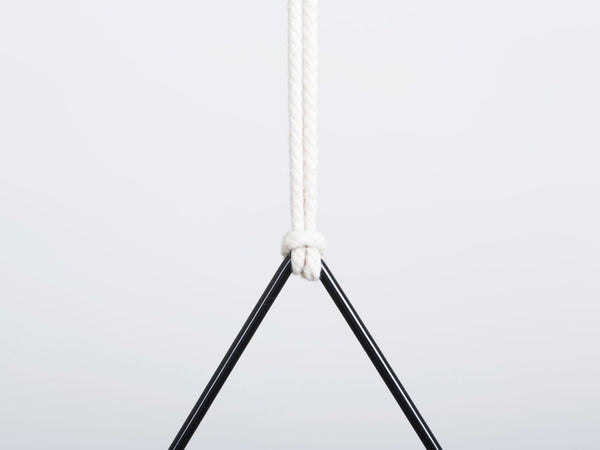 Hanging Planter - Triangula Black