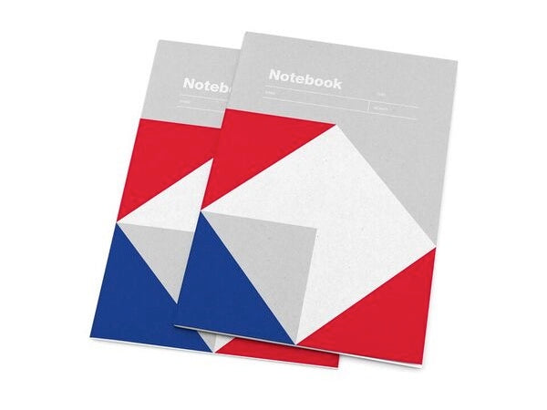 Notebook A5 Lined Paper - Grey