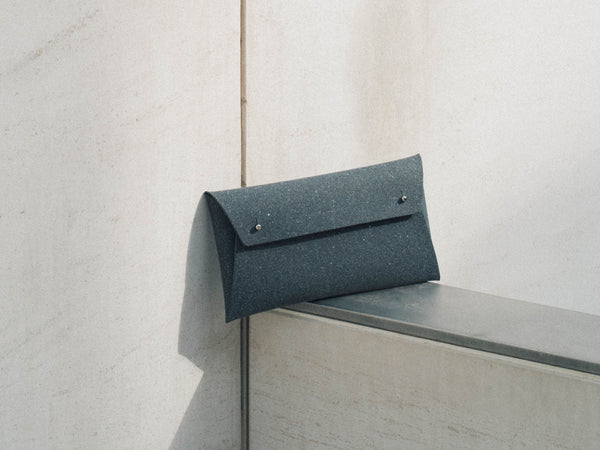 Deren Leather Pouch - Stone