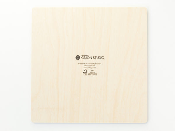 table mat in birch ply, Scandinavian style 