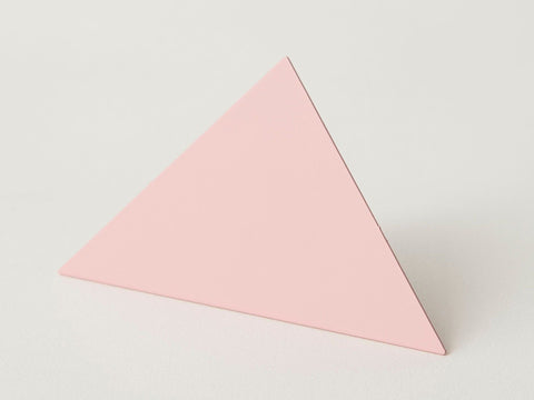 Geometric photo clip - pink triangle