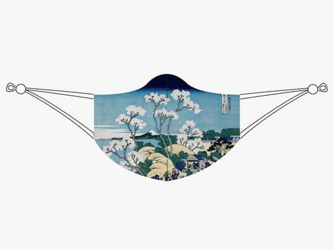 Fuji from Gotenyama Mask, 1830-32