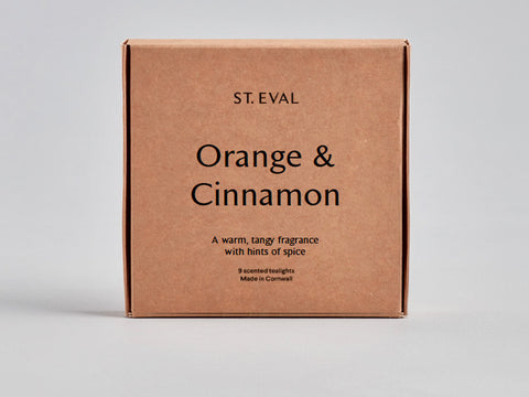 Orange & Cinnamon Scented Tealights